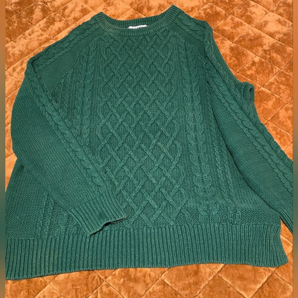 Forest Green Knit Sweater
